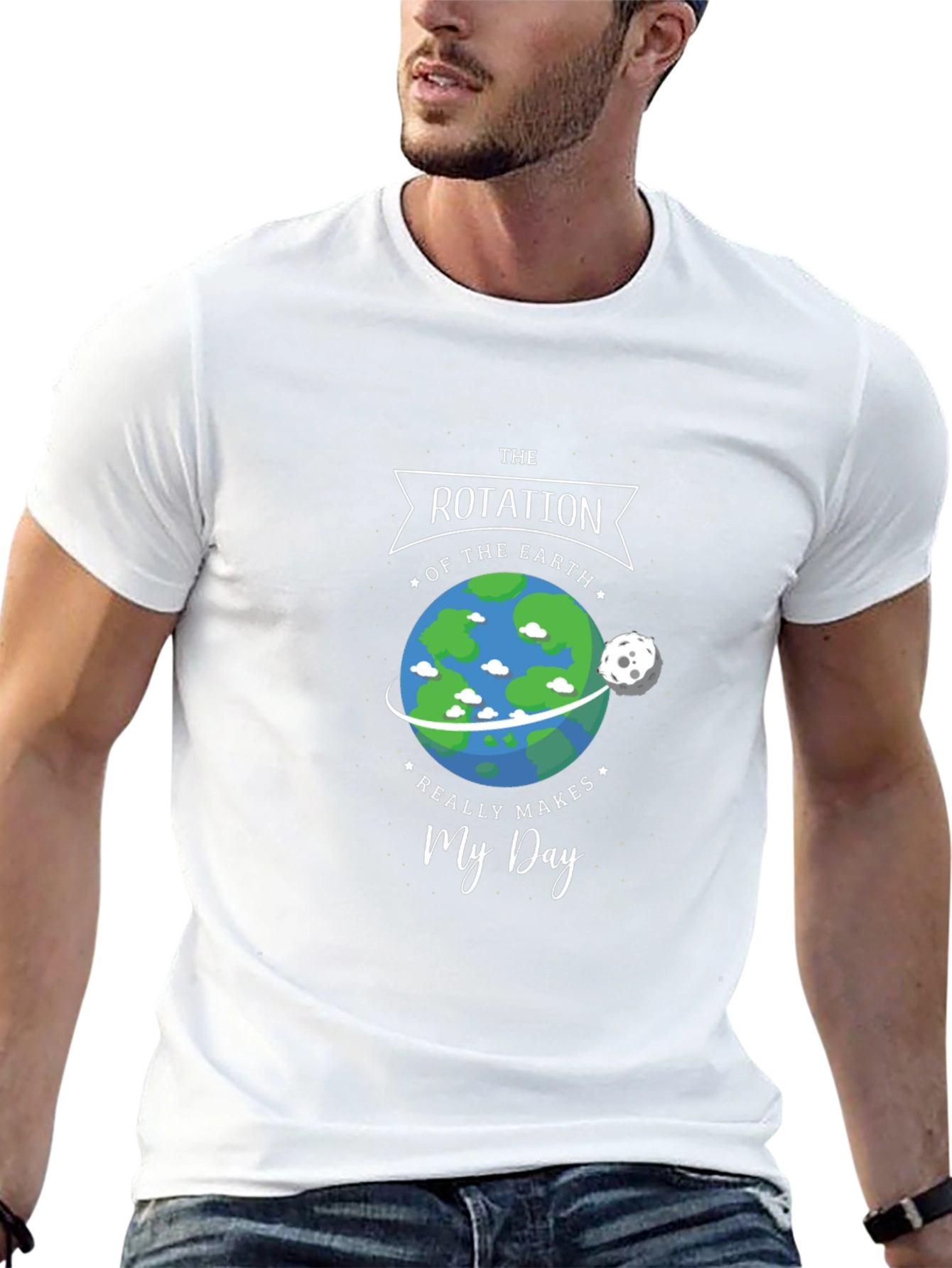 Earth Rotation Makes My Day Graphic Tee