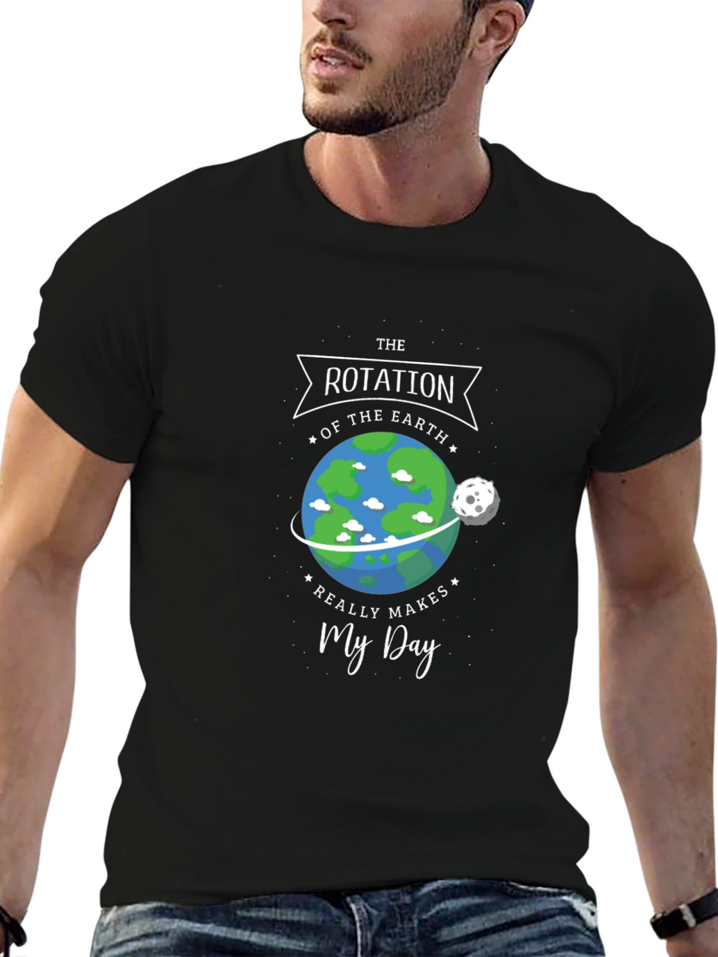 Earth Rotation Makes My Day Graphic Tee