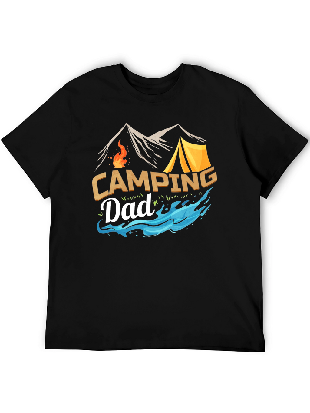 Camping Dad Graphic Tee - Outdoor Adventure Shirt