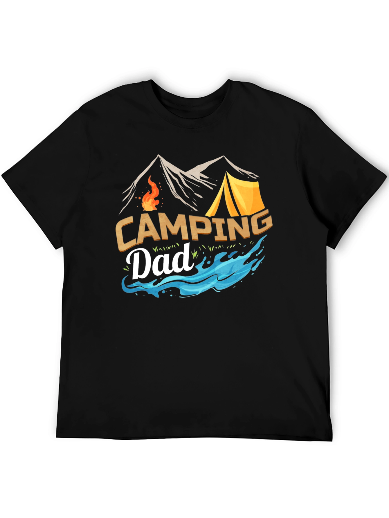 Camping Dad Graphic Tee - Outdoor Adventure Shirt