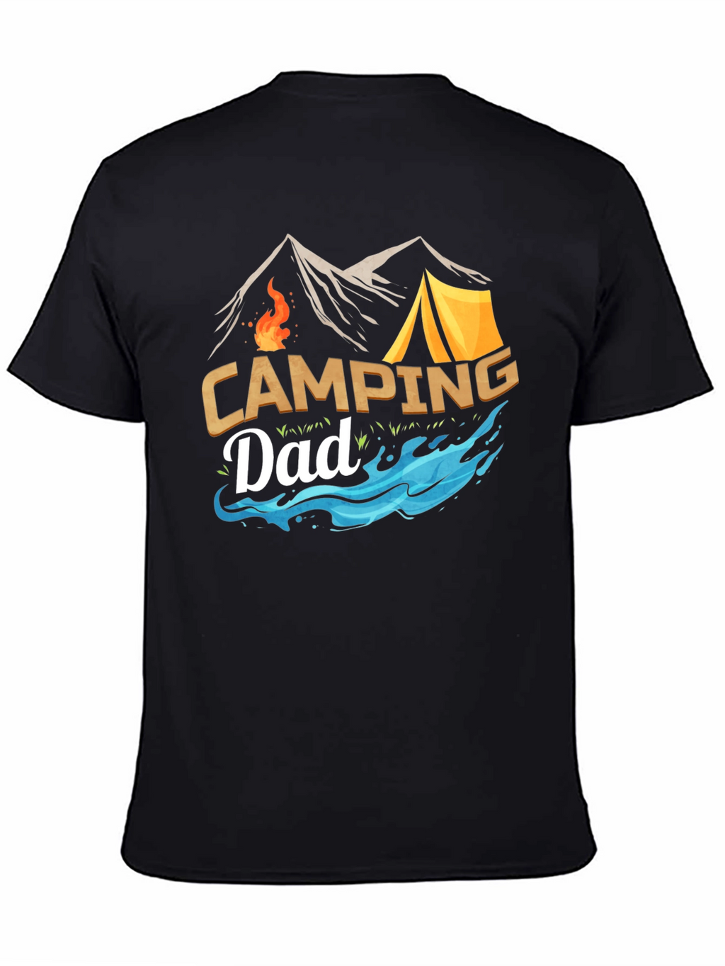 Camping Dad Graphic Tee - Outdoor Adventure Shirt