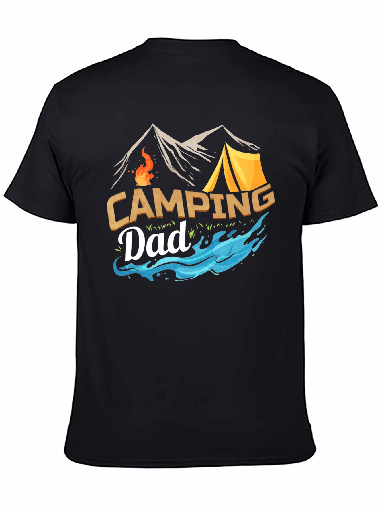 Camping Dad Graphic Tee - Outdoor Adventure Shirt