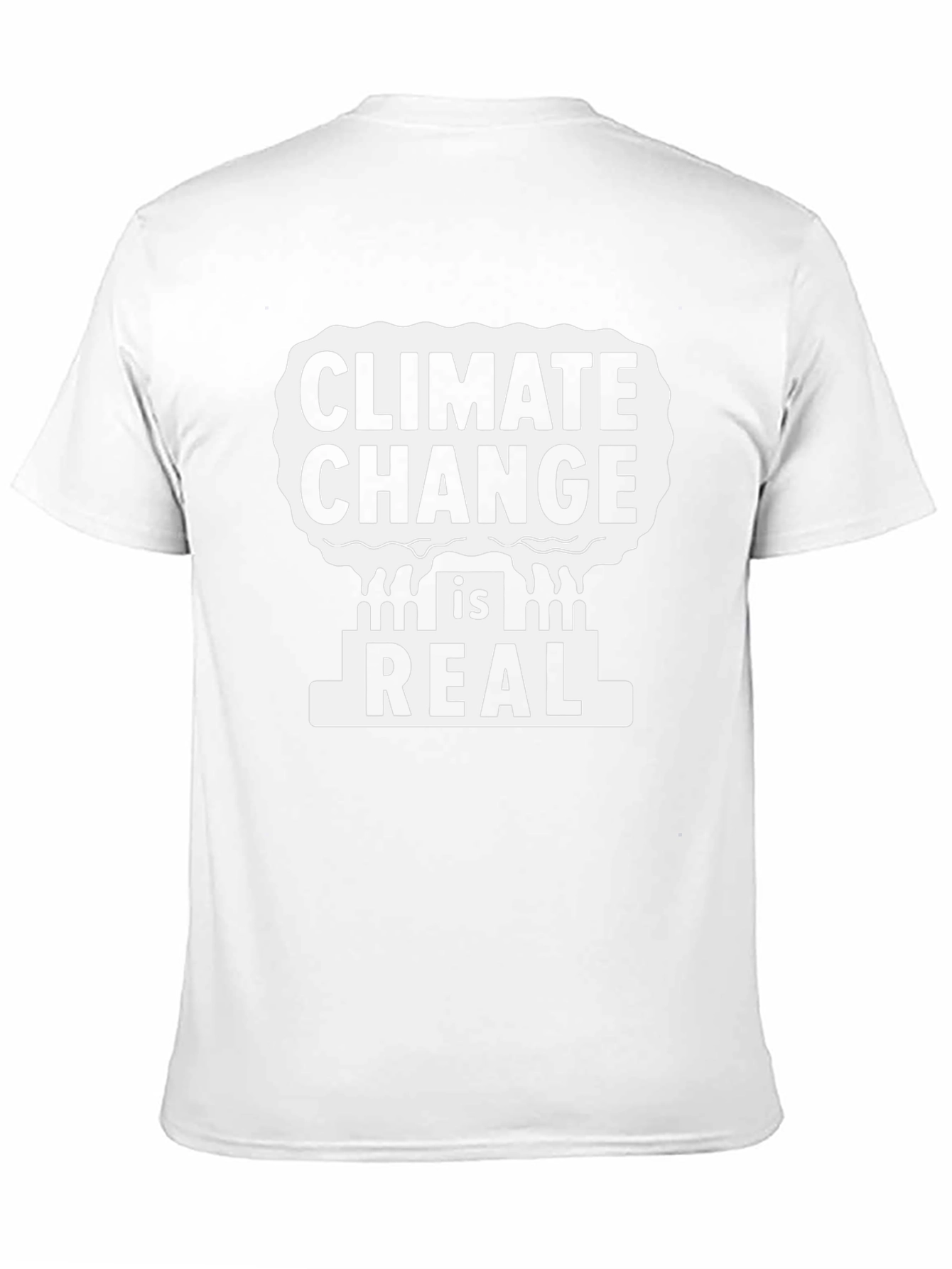 Climate Change is Real Black T-Shirt