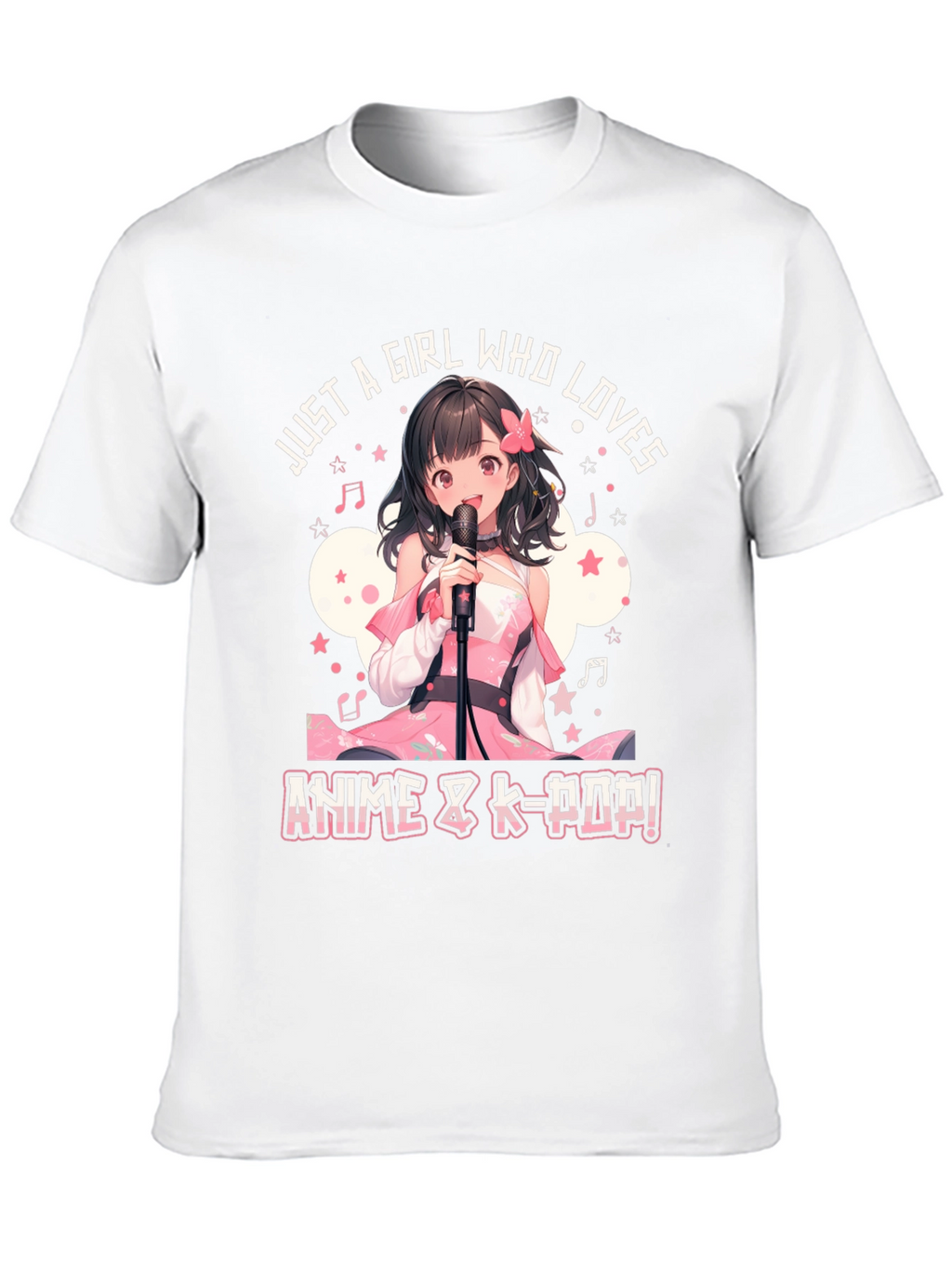 Anime & K-Pop Girl T-Shirt