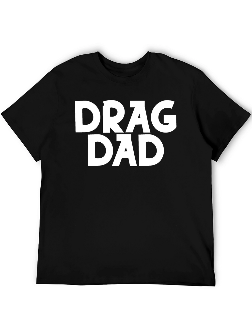 Drag Dad Black Graphic T-Shirt