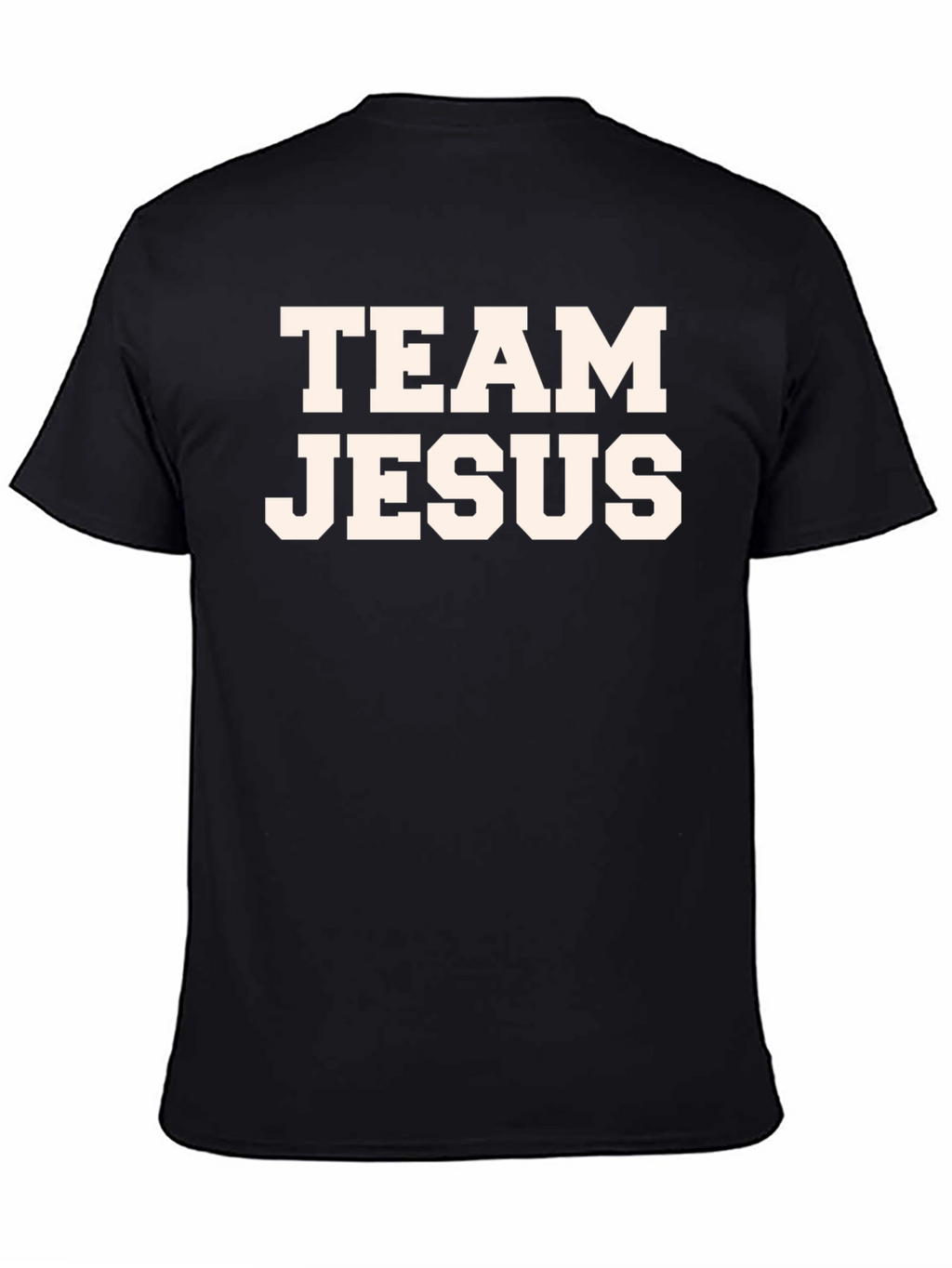 Team Jesus Black T-Shirt - Faith Based Apparel