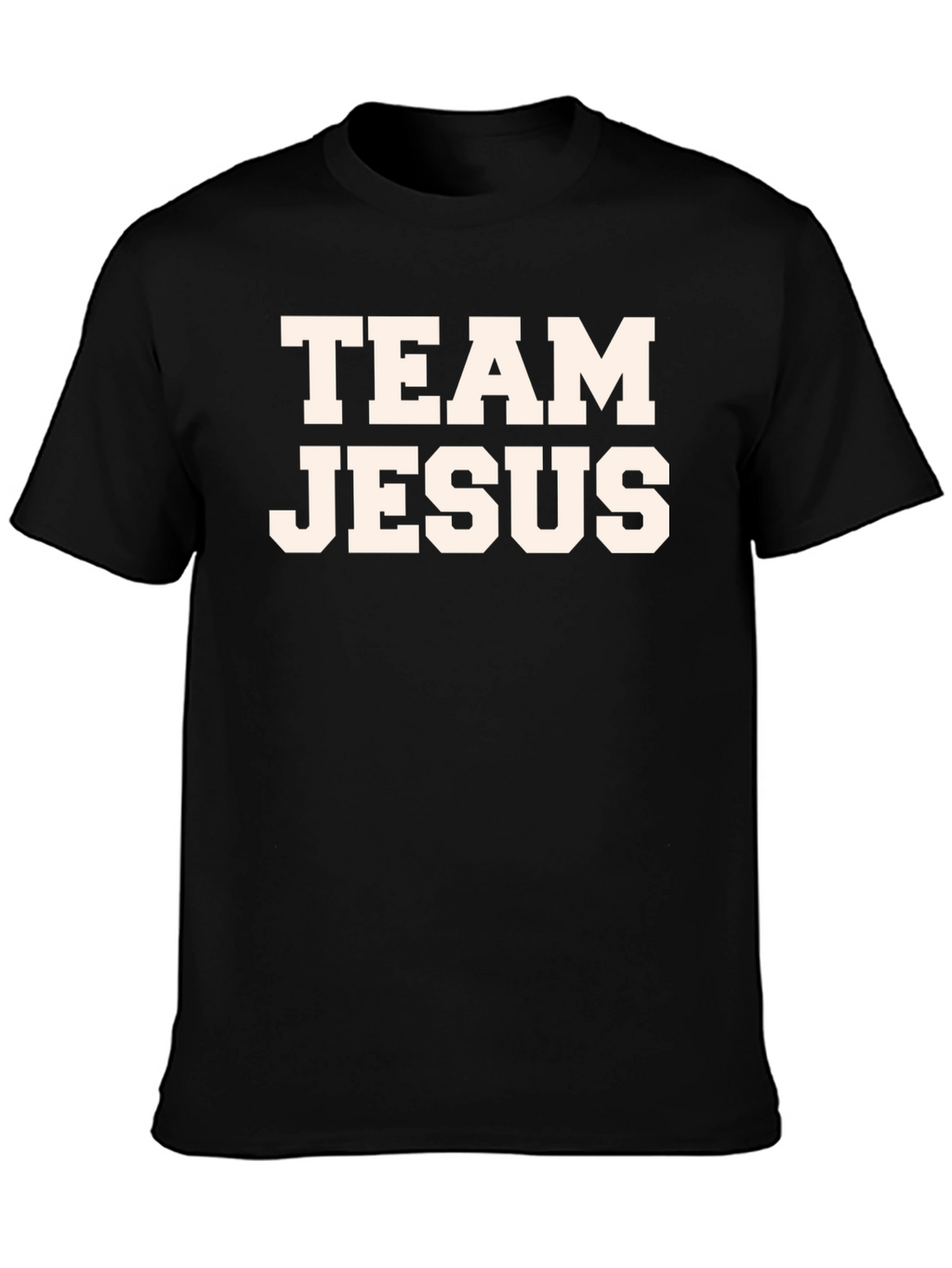 Team Jesus Black T-Shirt - Faith Based Apparel