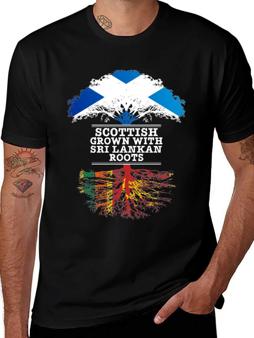 Scottish Grown Sri Lankan Roots T-Shirt