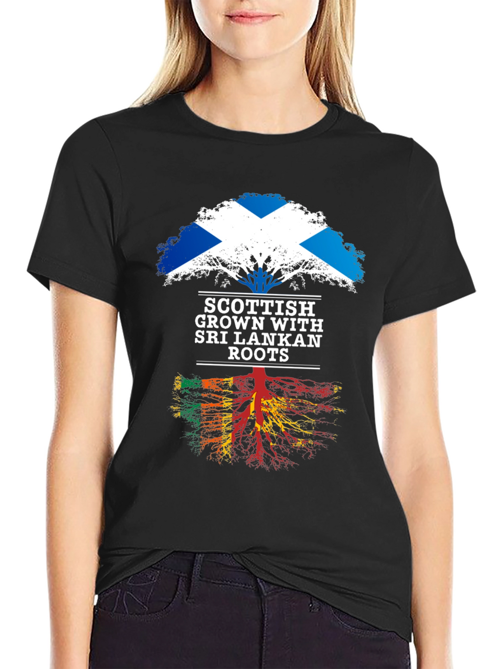 Scottish Grown Sri Lankan Roots T-Shirt