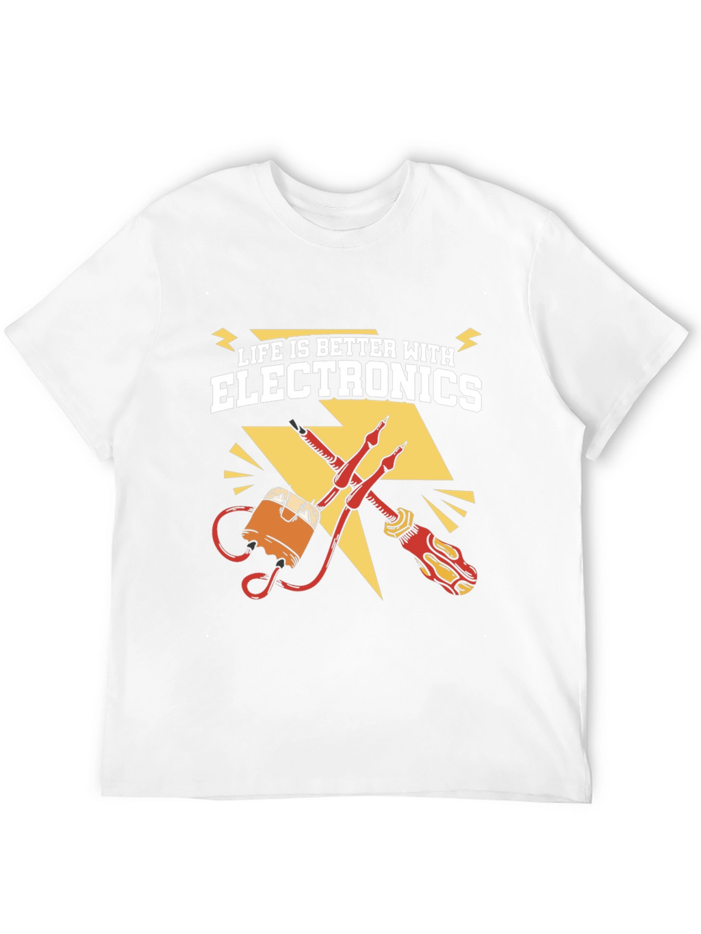 Life is Better with Electronics Graphic T-Shirt