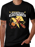 Life is Better with Electronics Graphic T-Shirt
