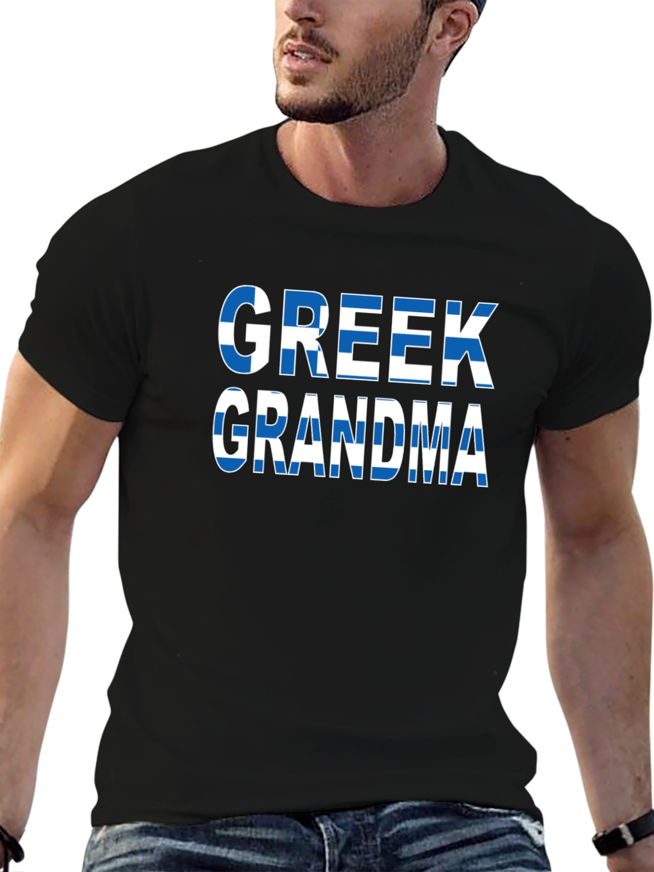 Greek Grandma Flag T-Shirt