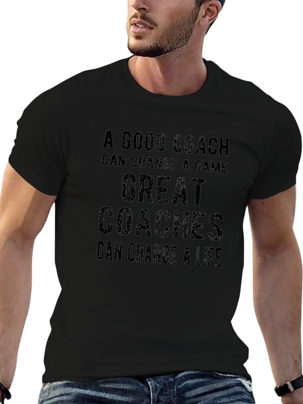 A Good Coach Inspirational Graphic Tee