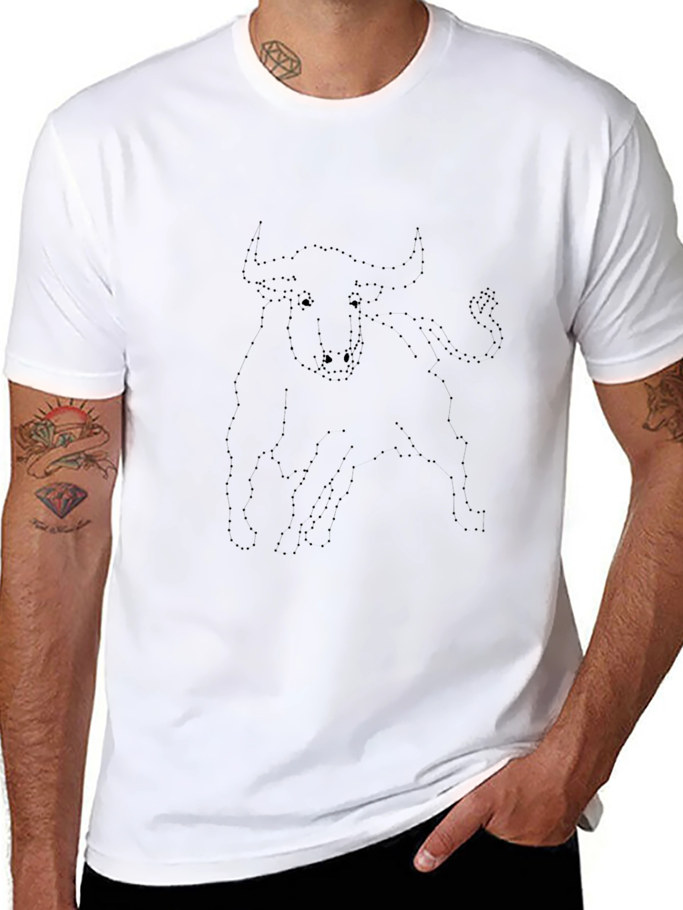 Black Bull Graphic Tee - Modern Style