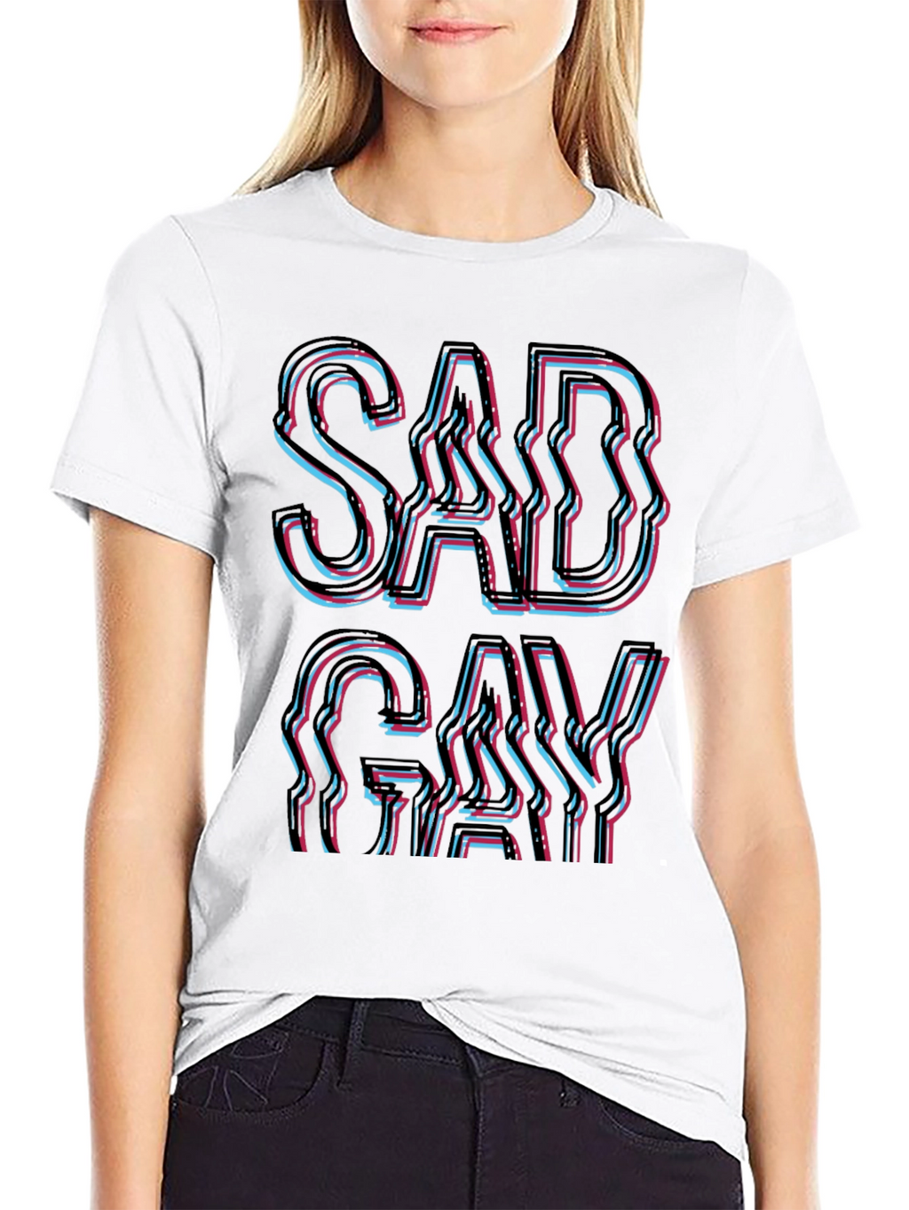 Sad Gay T-Shirt - Bold Graphic Tee