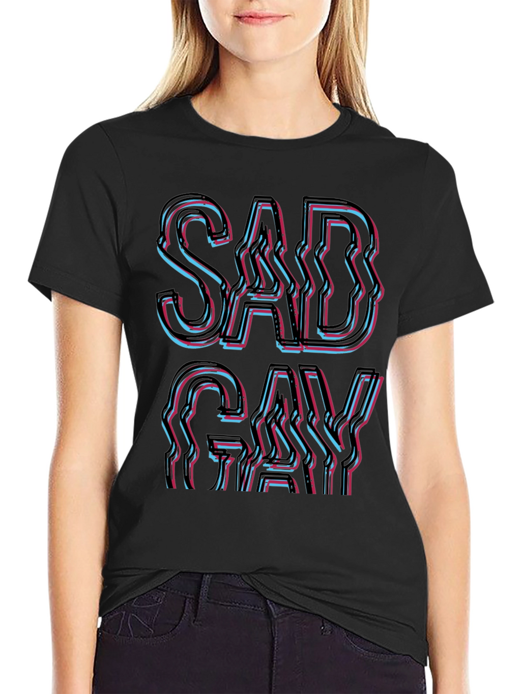 Sad Gay T-Shirt - Bold Graphic Tee