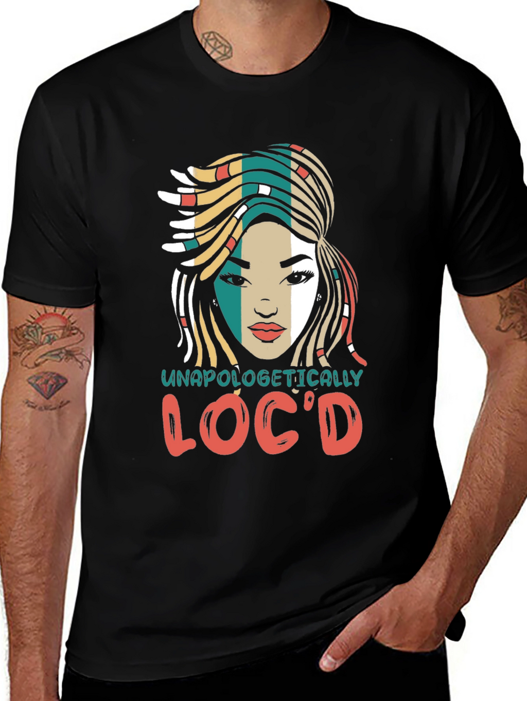 Unapologetically Locd Black T-Shirt