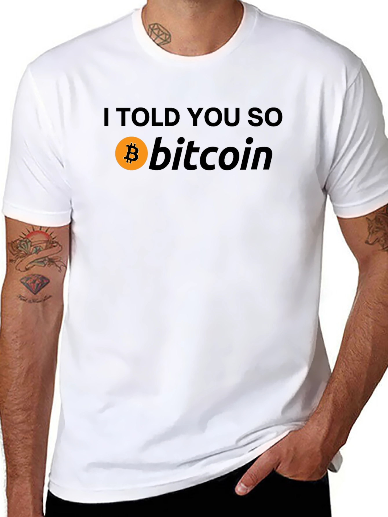 Bitcoin I Told You So Graphic T-Shirt