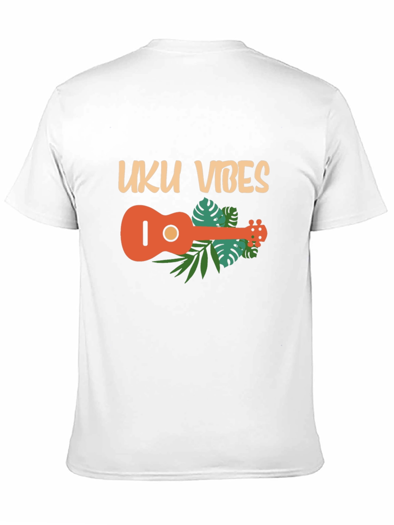 Uku Vibes T-Shirt - Black Ukulele Graphic Tee