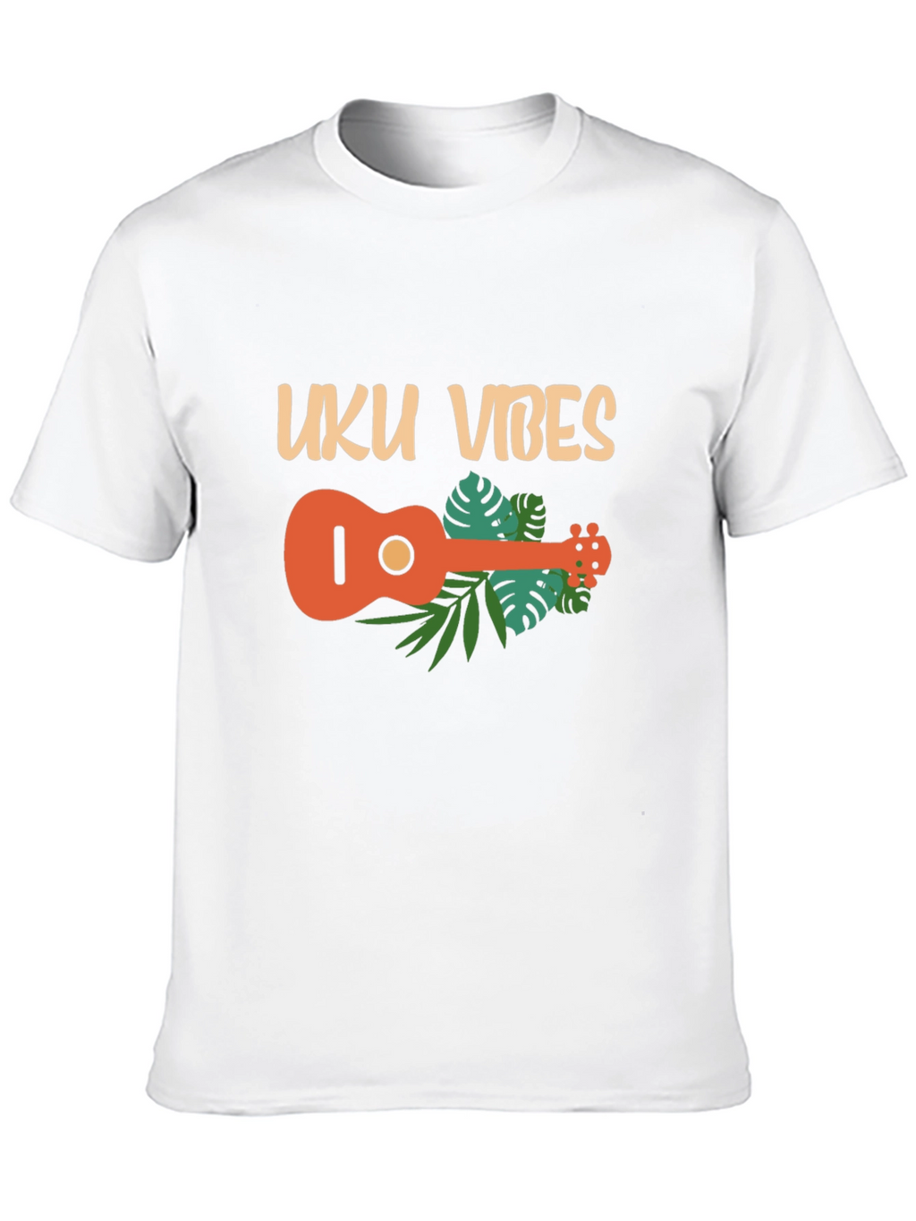 Uku Vibes T-Shirt - Black Ukulele Graphic Tee