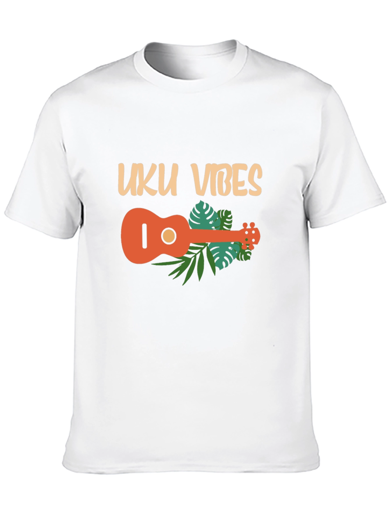 Uku Vibes T-Shirt - Black Ukulele Graphic Tee