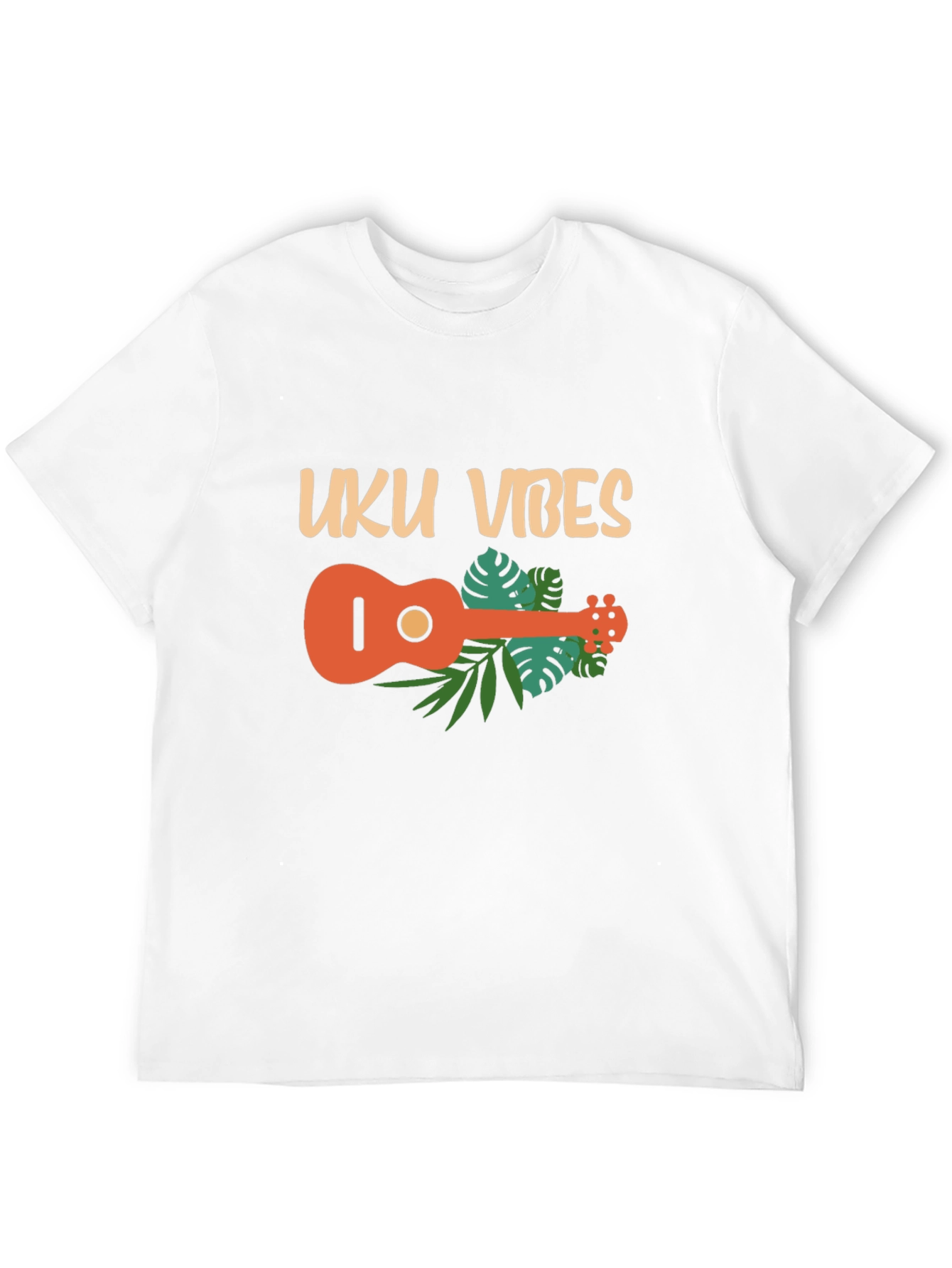 Uku Vibes T-Shirt - Black Ukulele Graphic Tee