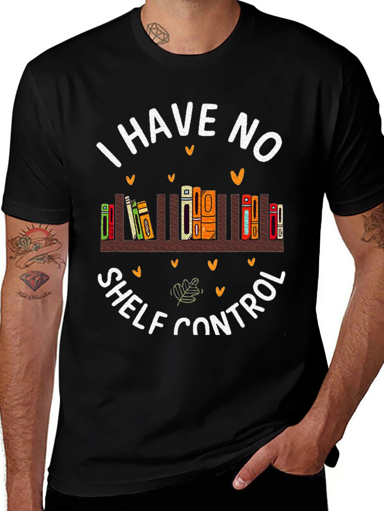 I Have No Shelf Control Book Lover T-Shirt