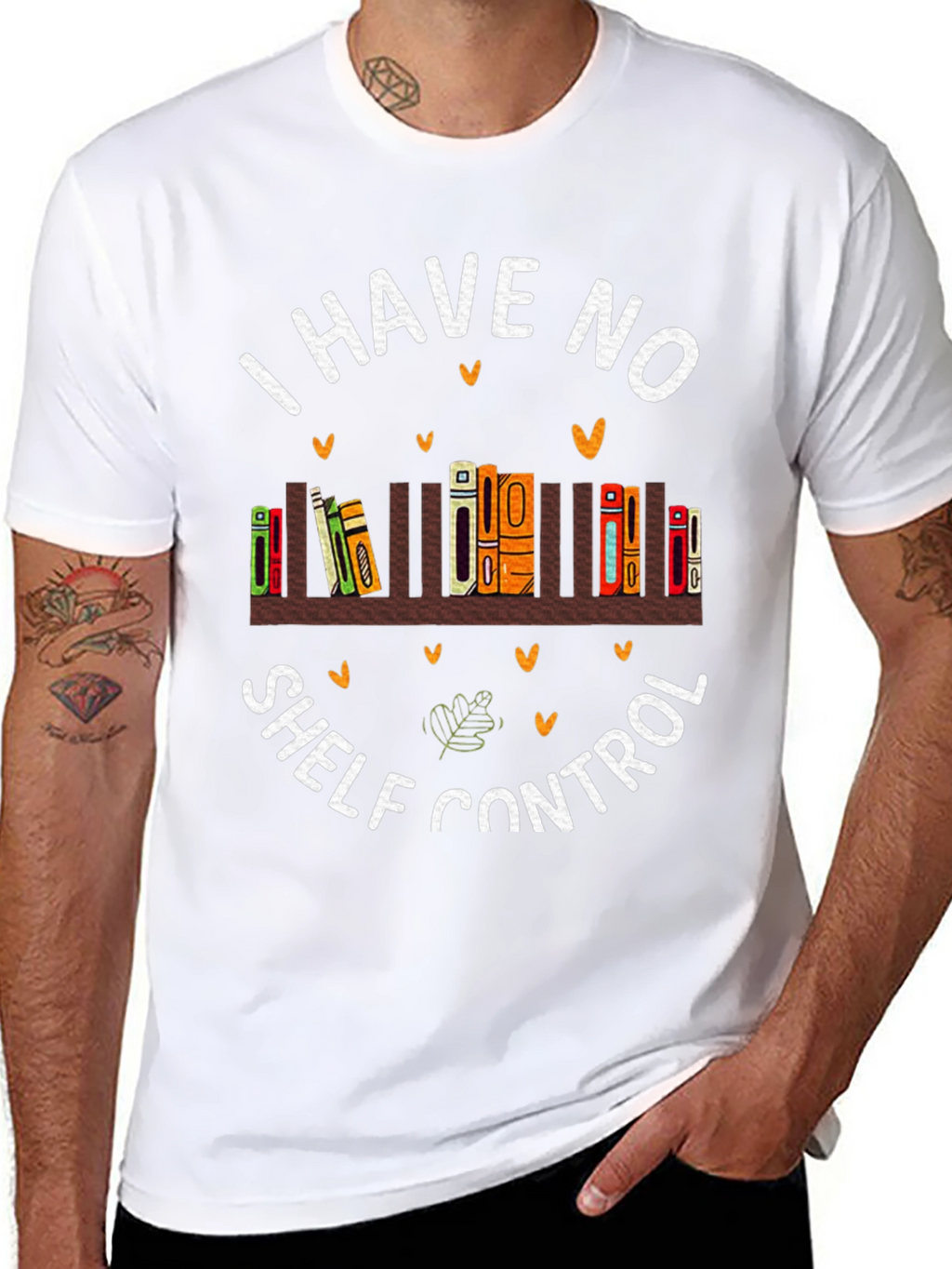 I Have No Shelf Control Book Lover T-Shirt