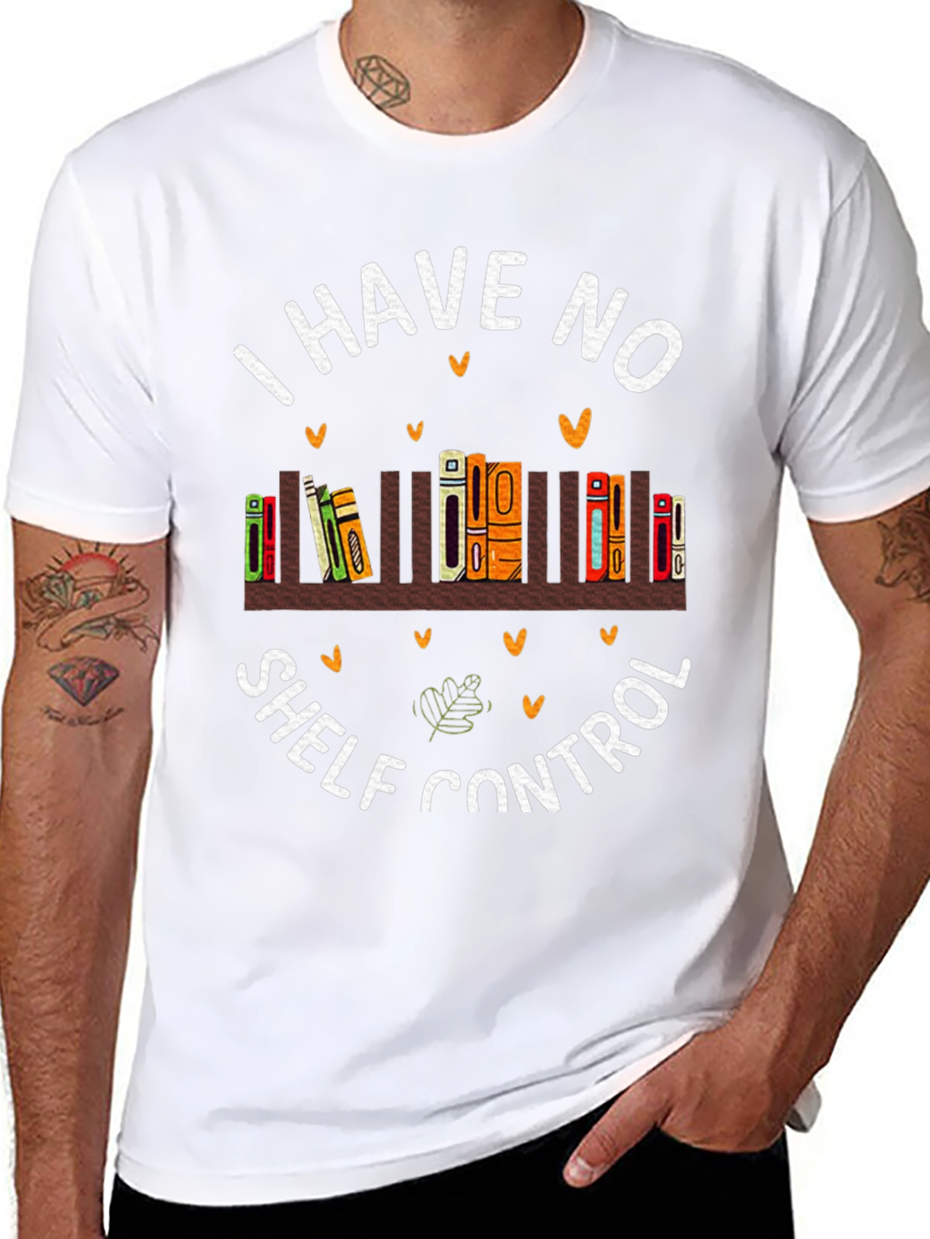 I Have No Shelf Control Book Lover T-Shirt