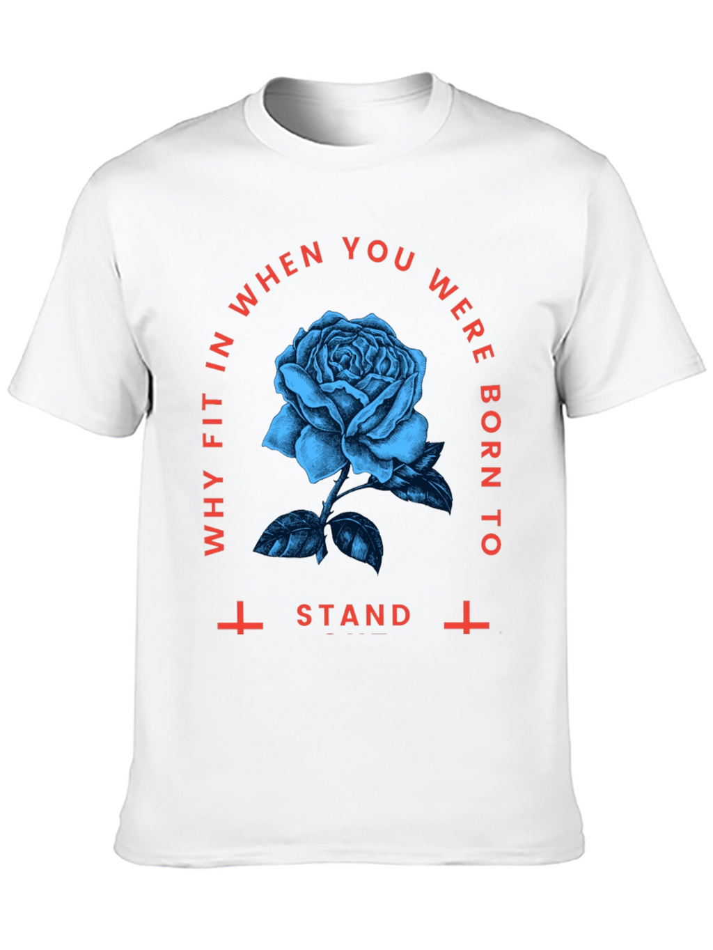 Gothic Rose Graphic Tee - Stand Out Style