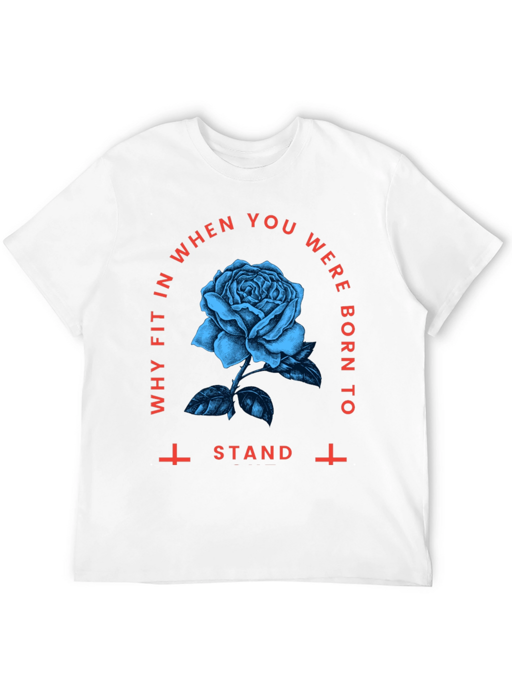 Gothic Rose Graphic Tee - Stand Out Style
