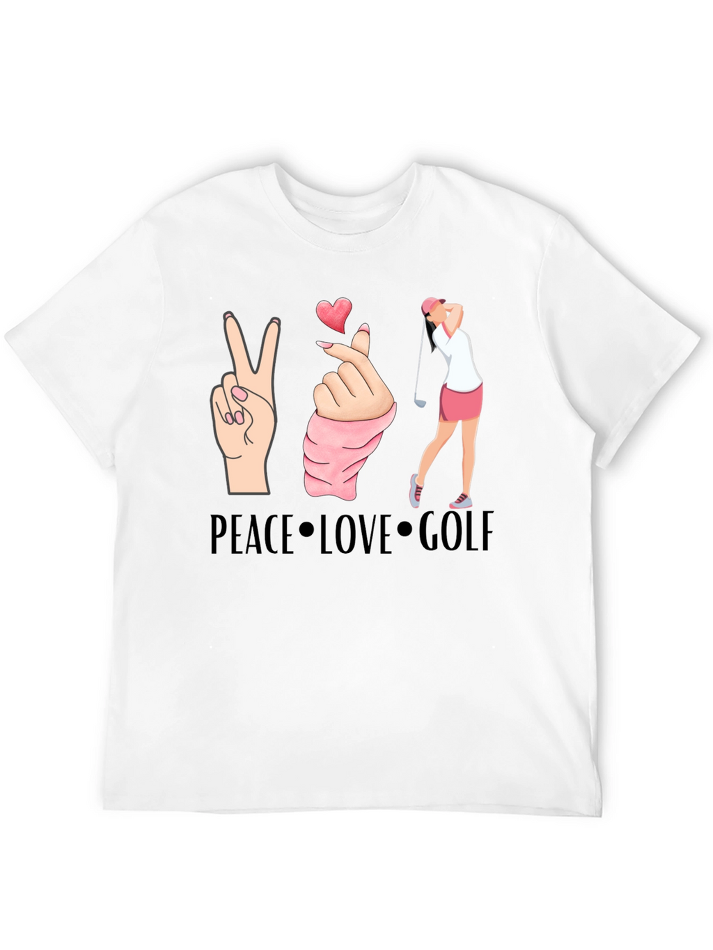 Peace Love Golf T-Shirt