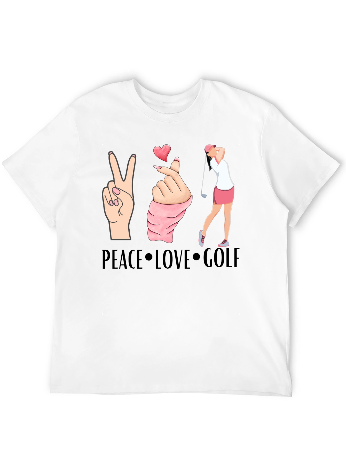 Peace Love Golf T-Shirt