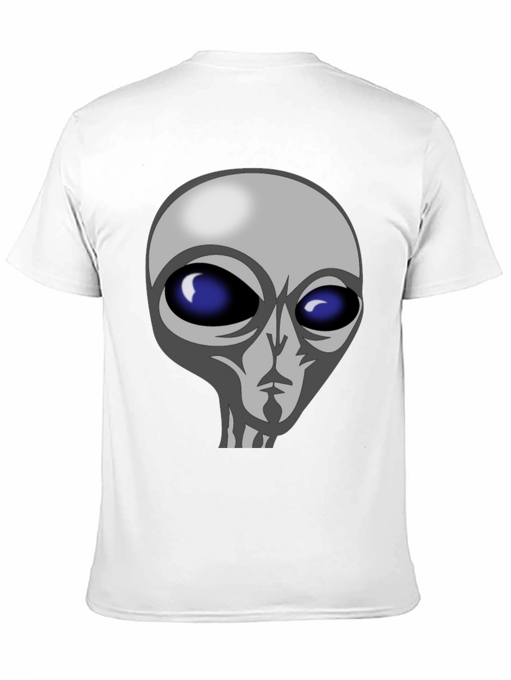 Alien Graphic Tee - Black Cotton T-Shirt