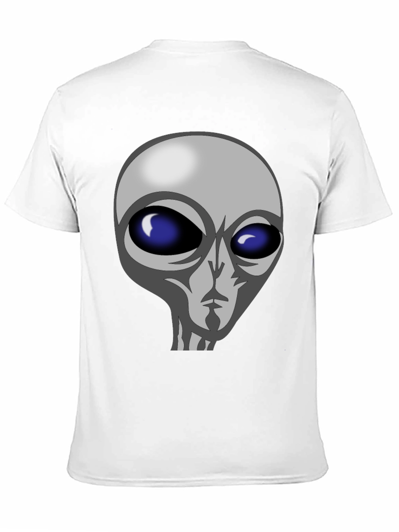 Alien Graphic Tee - Black Cotton T-Shirt