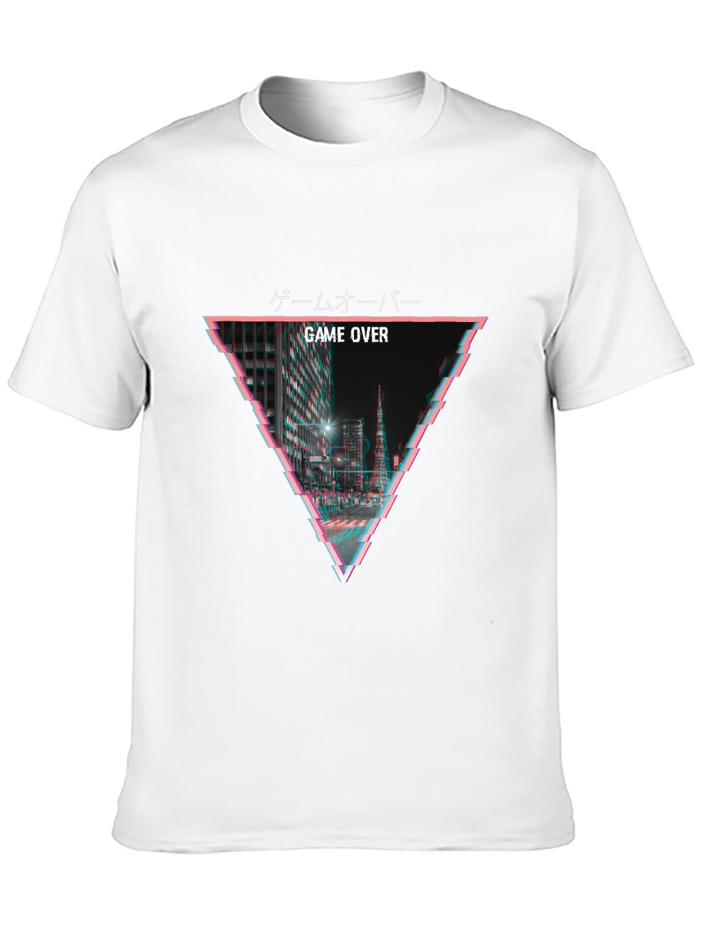 Game Over Retro T-Shirt - Tokyo Glitch Design