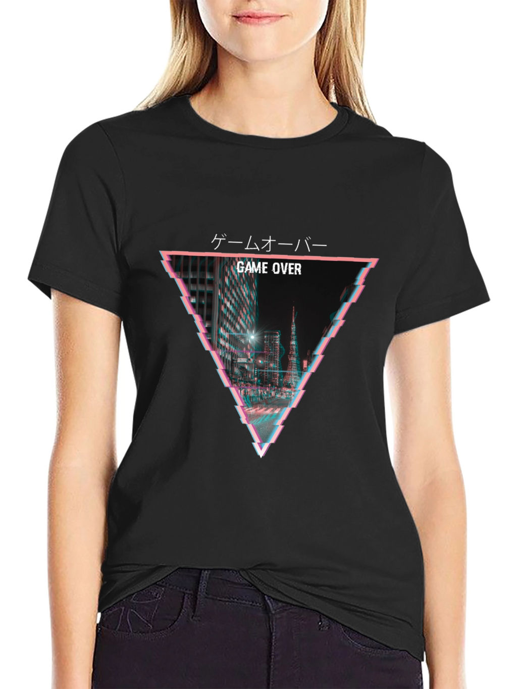 Game Over Retro T-Shirt - Tokyo Glitch Design