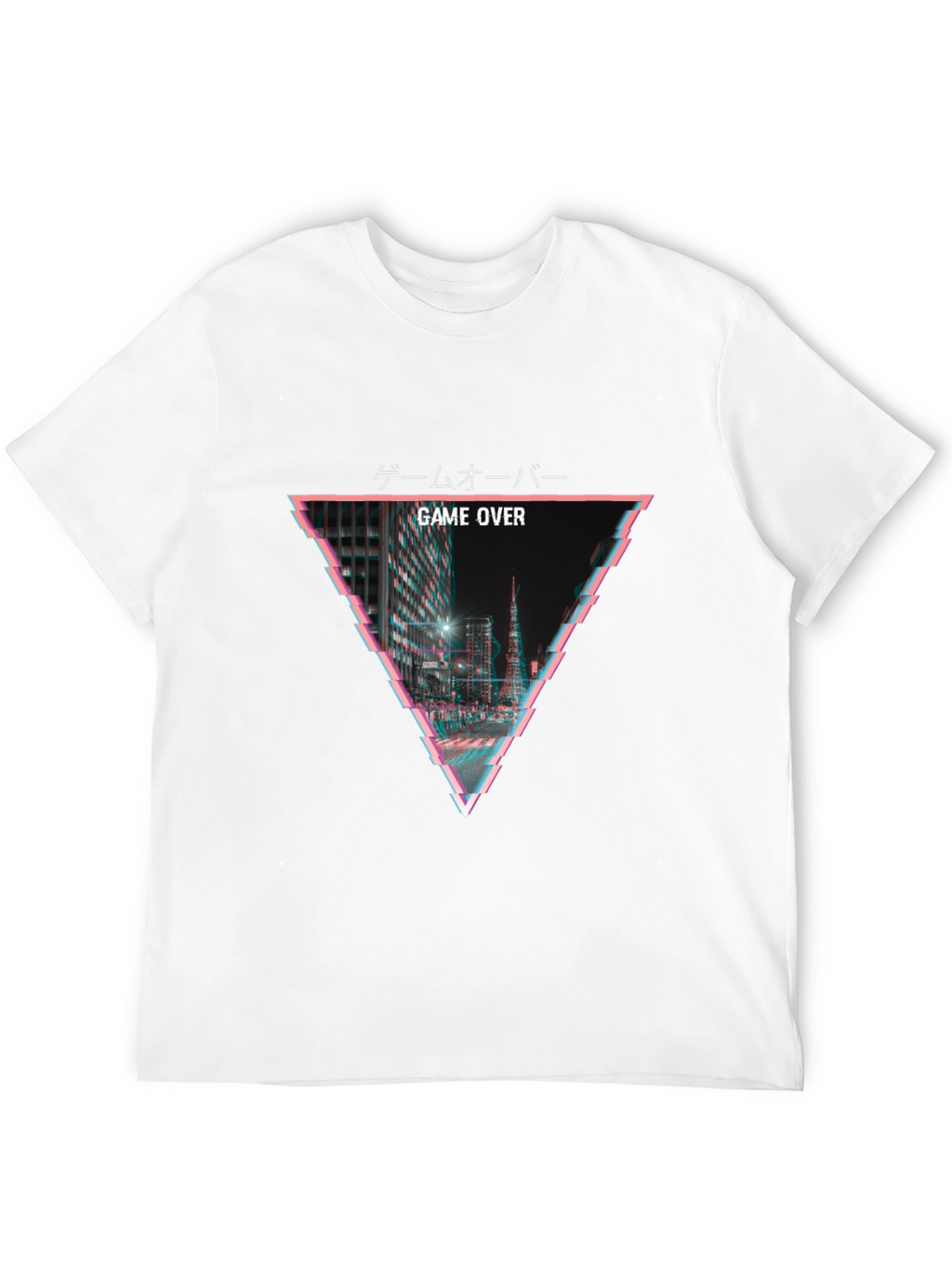 Game Over Retro T-Shirt - Tokyo Glitch Design