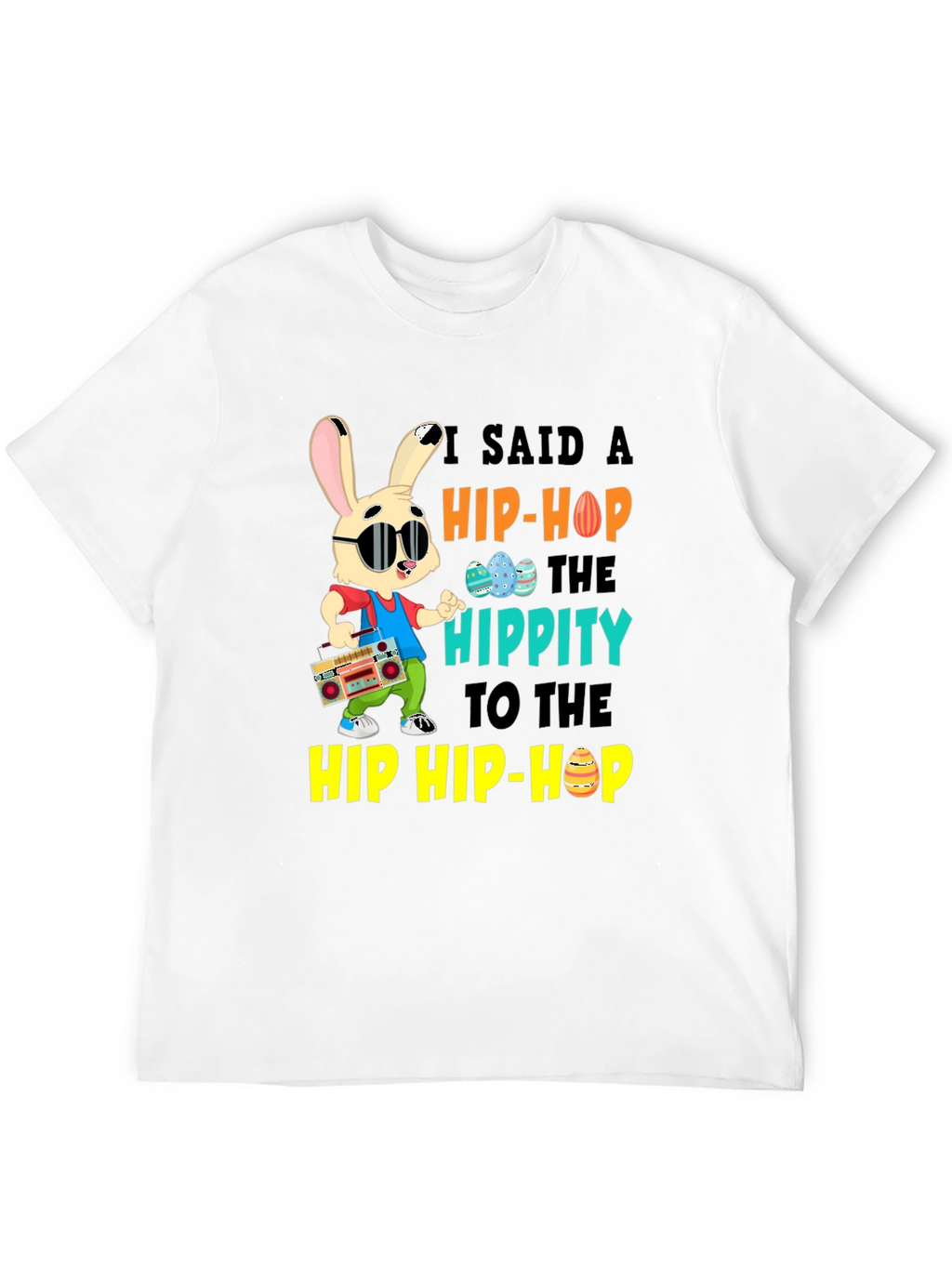 Hip Hop Easter Bunny Graphic Tee