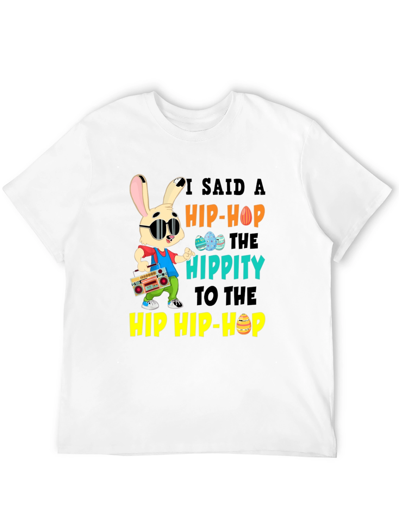 Hip Hop Easter Bunny Graphic Tee