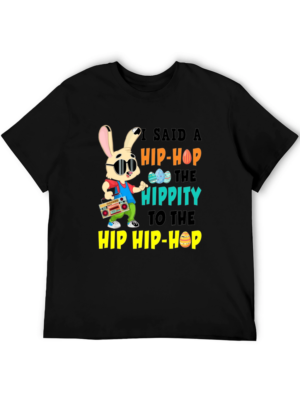 Hip Hop Easter Bunny Graphic Tee