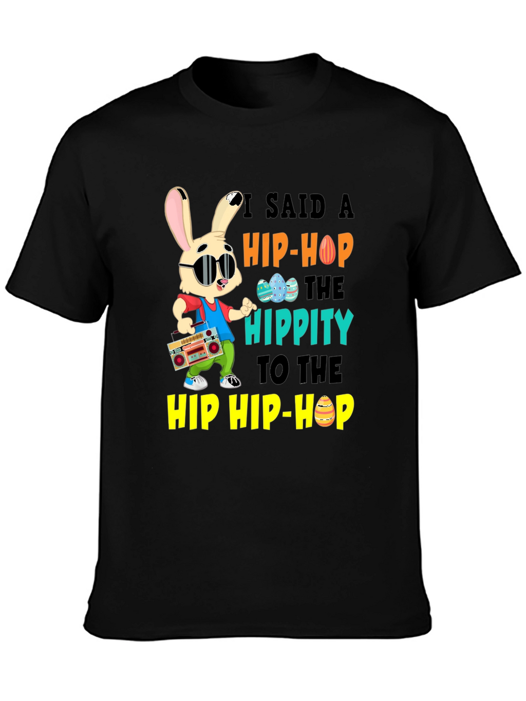 Hip Hop Easter Bunny Graphic Tee
