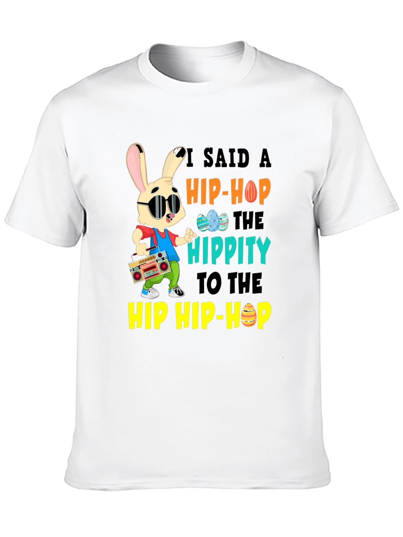 Hip Hop Easter Bunny Graphic Tee