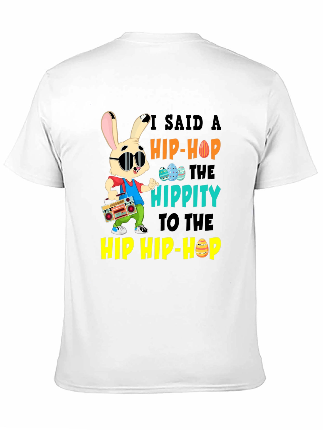 Hip Hop Easter Bunny Graphic Tee