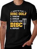 Disc Golf T-Shirt: How to Play Funny Tee