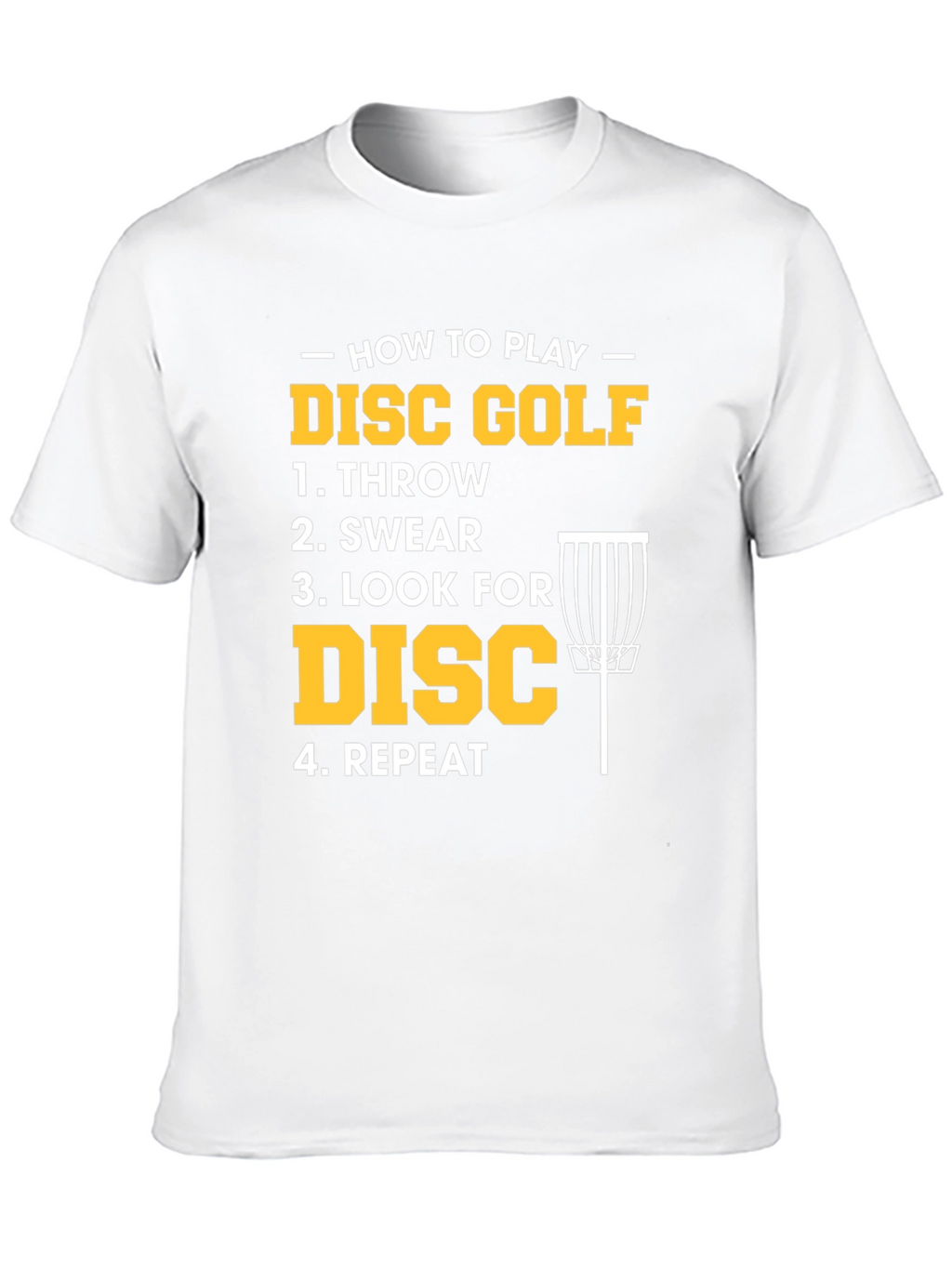 Disc Golf T-Shirt: How to Play Funny Tee
