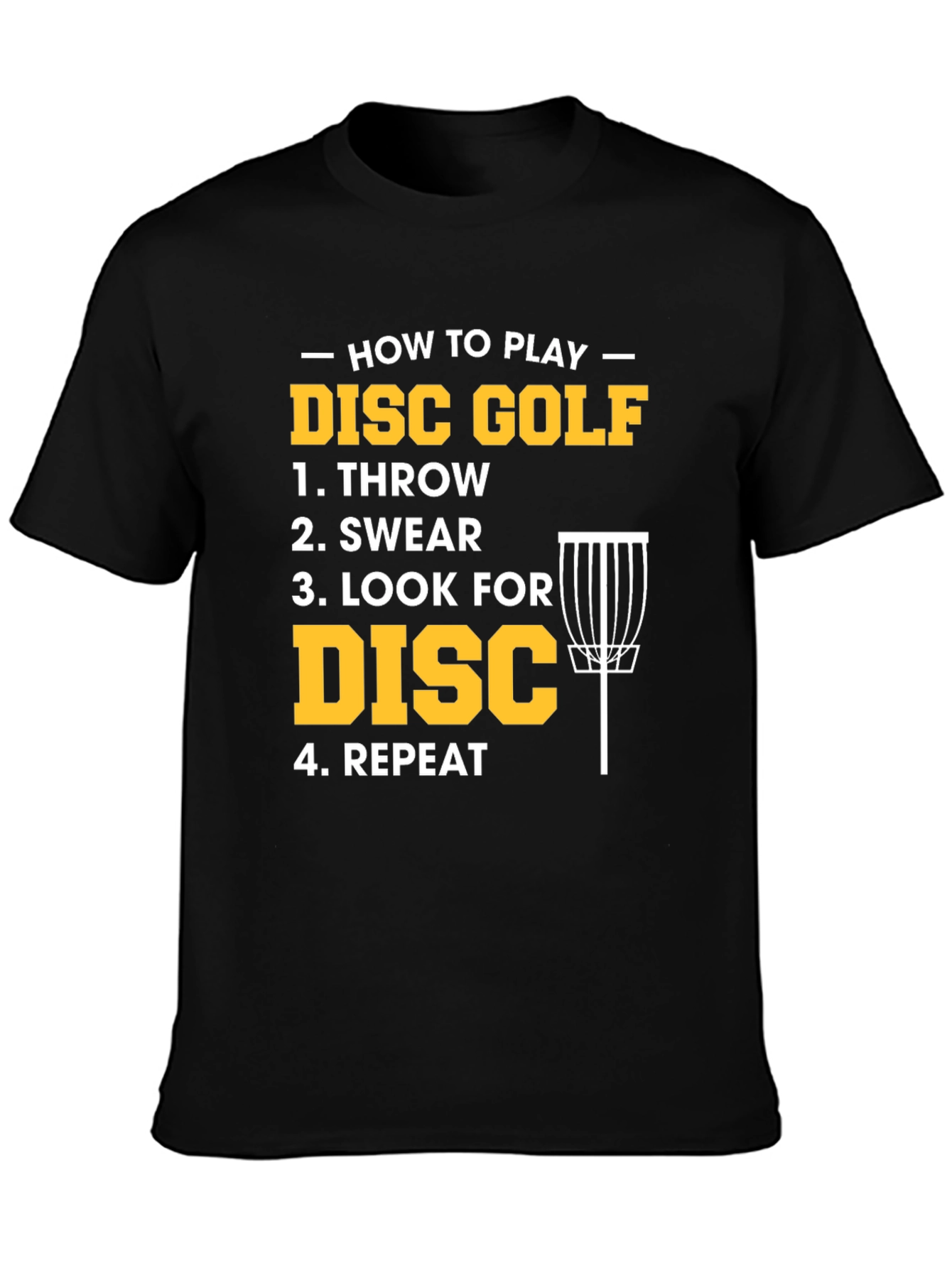 Disc Golf T-Shirt: How to Play Funny Tee