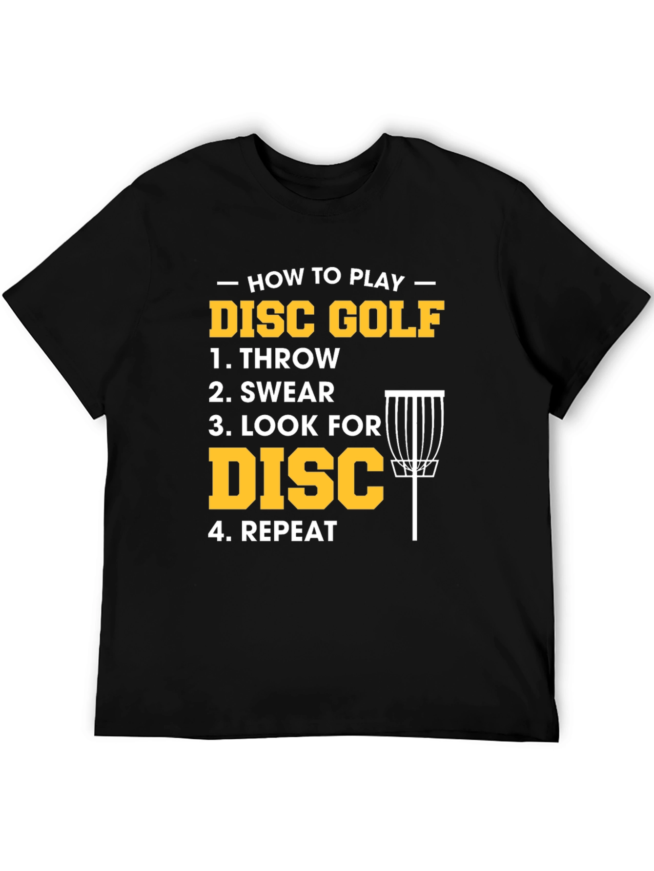 Disc Golf T-Shirt: How to Play Funny Tee