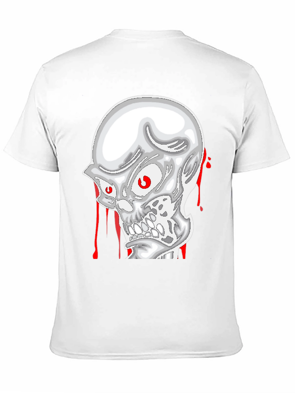 Skull Graphic Tee - Mens Black Cotton T-Shirt