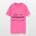 under new management speak to my wife